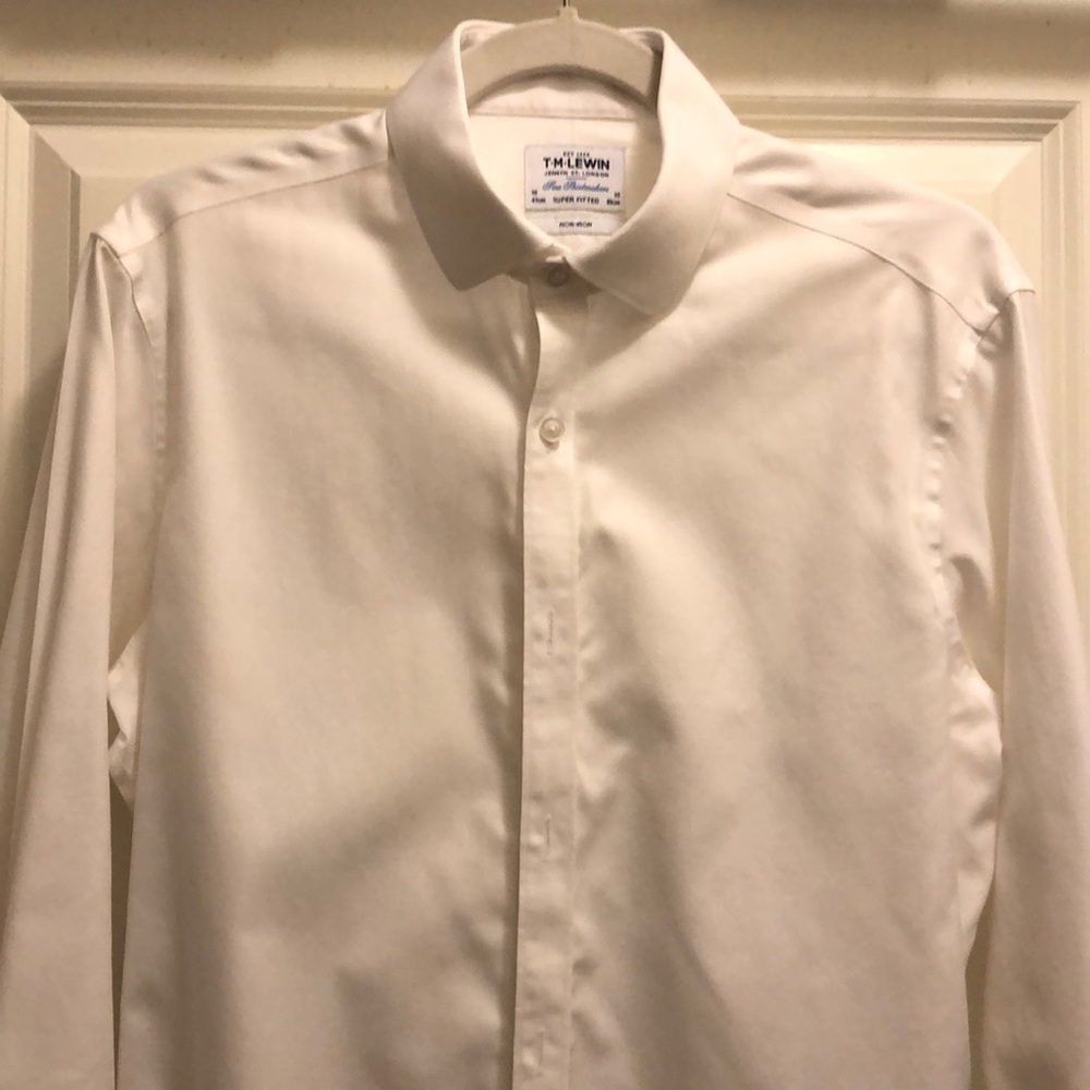 TM Lewin Mens White shirt